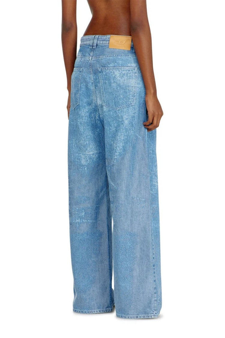 Diesel White Cotton Jeans