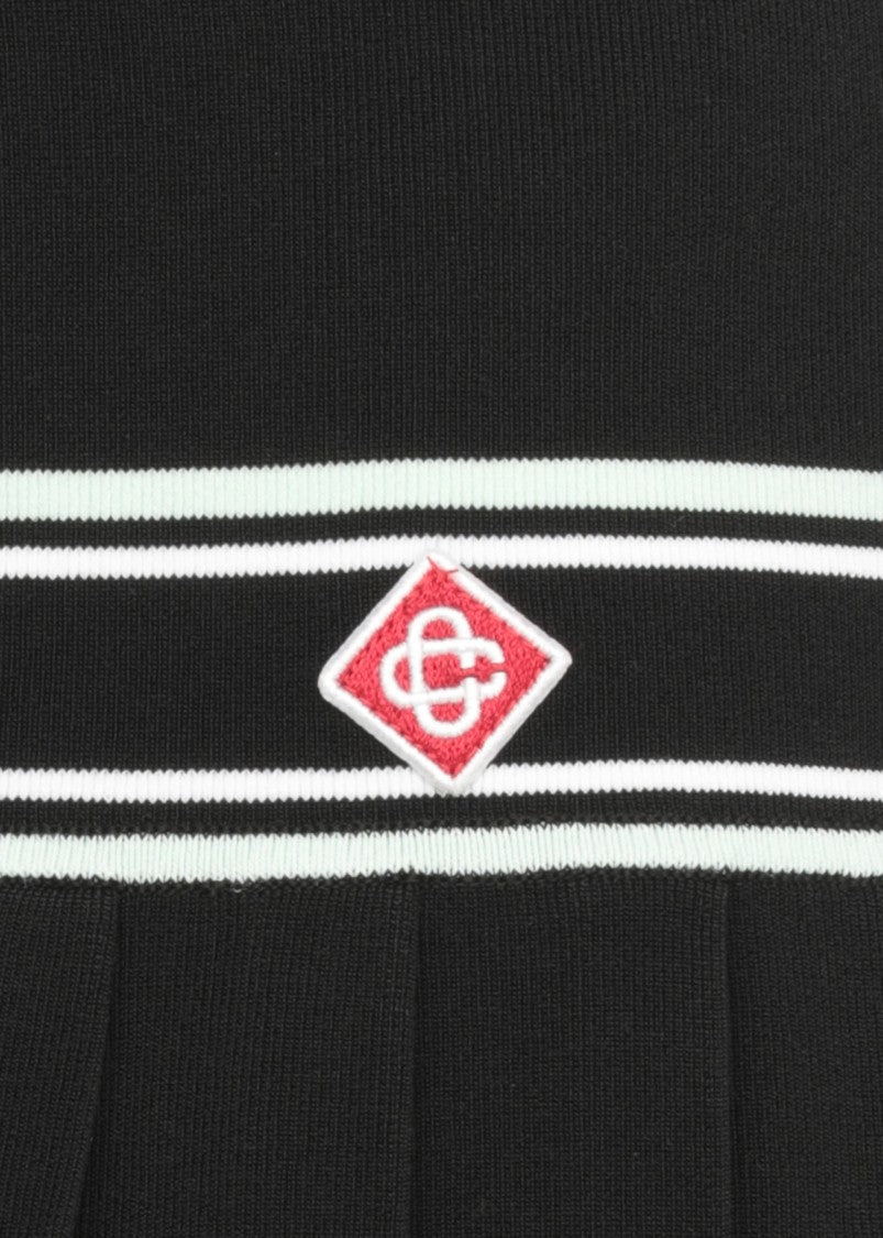 Casablanca Pleated Viscose Skirt