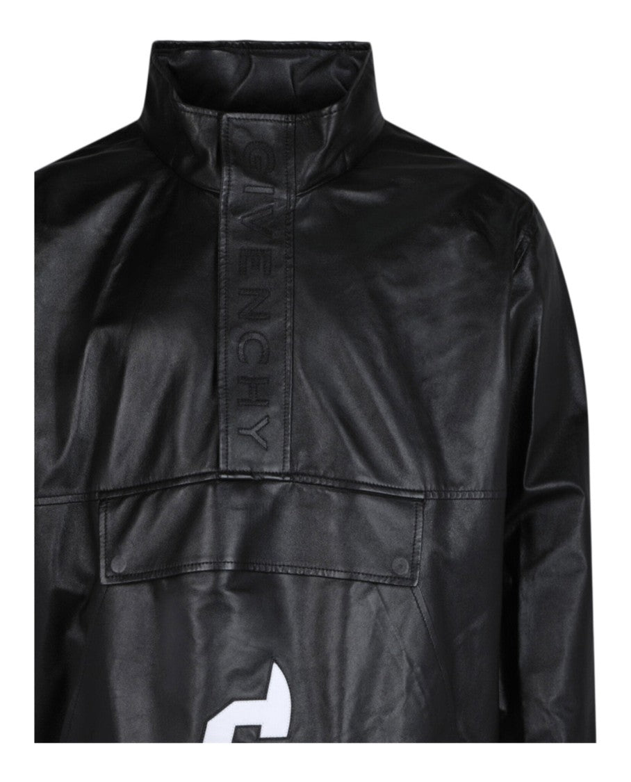 Givenchy Graphic Leather Hoodie