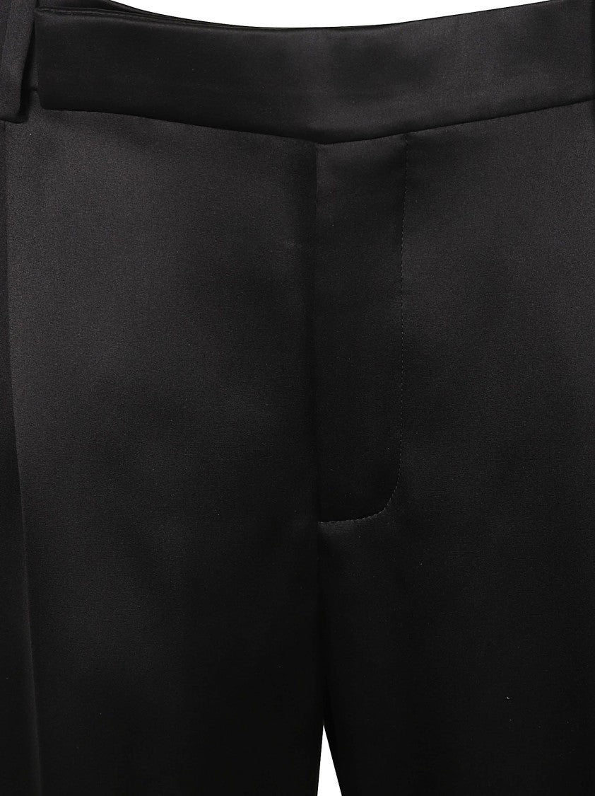 Saint Laurent Straight-Leg Trousers With Classic Waistband And Finish