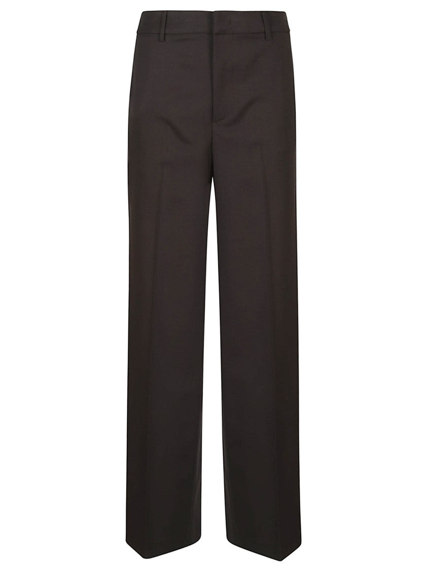 Pt Torino Lorenza Stretch Wool Straight-Leg Pants