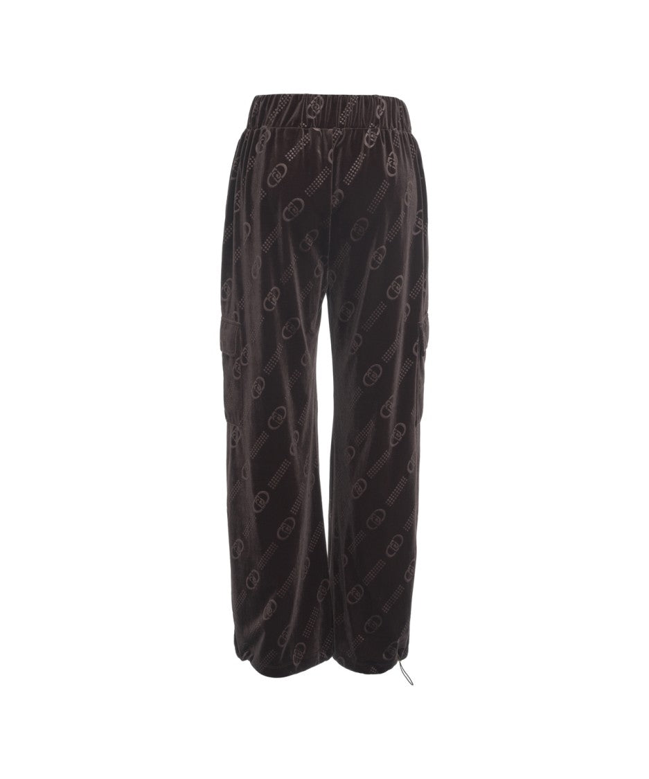 Liu Jo Cargo Pants With Logo Print