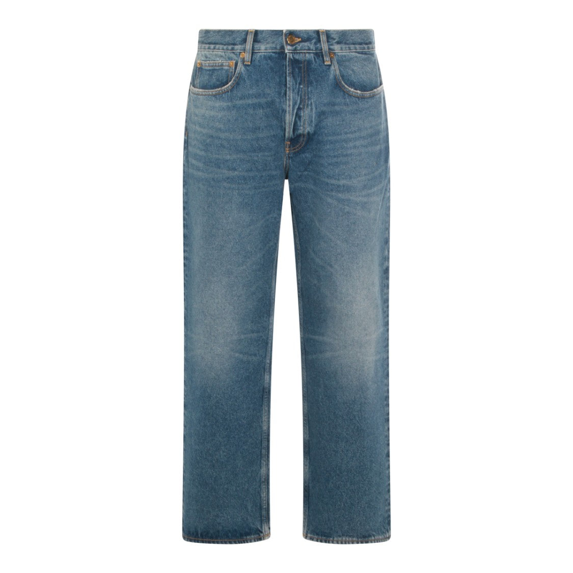 Golden Goose Wide-Leg Jeans With Vintage-Inspired Wash