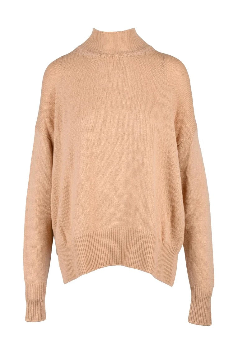 Jil Sander Cashmere Turtleneck Sweater - Beige