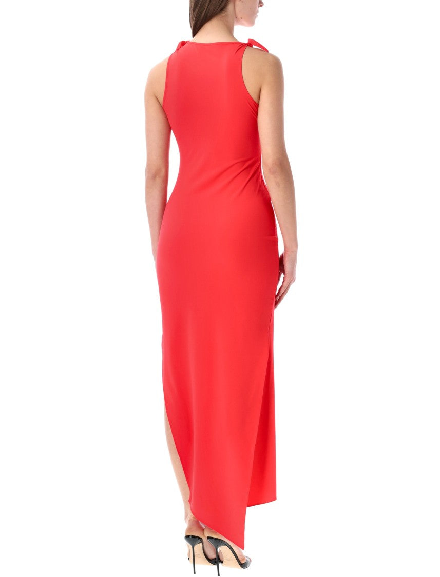 Coperni Asymmetric Flower Gown