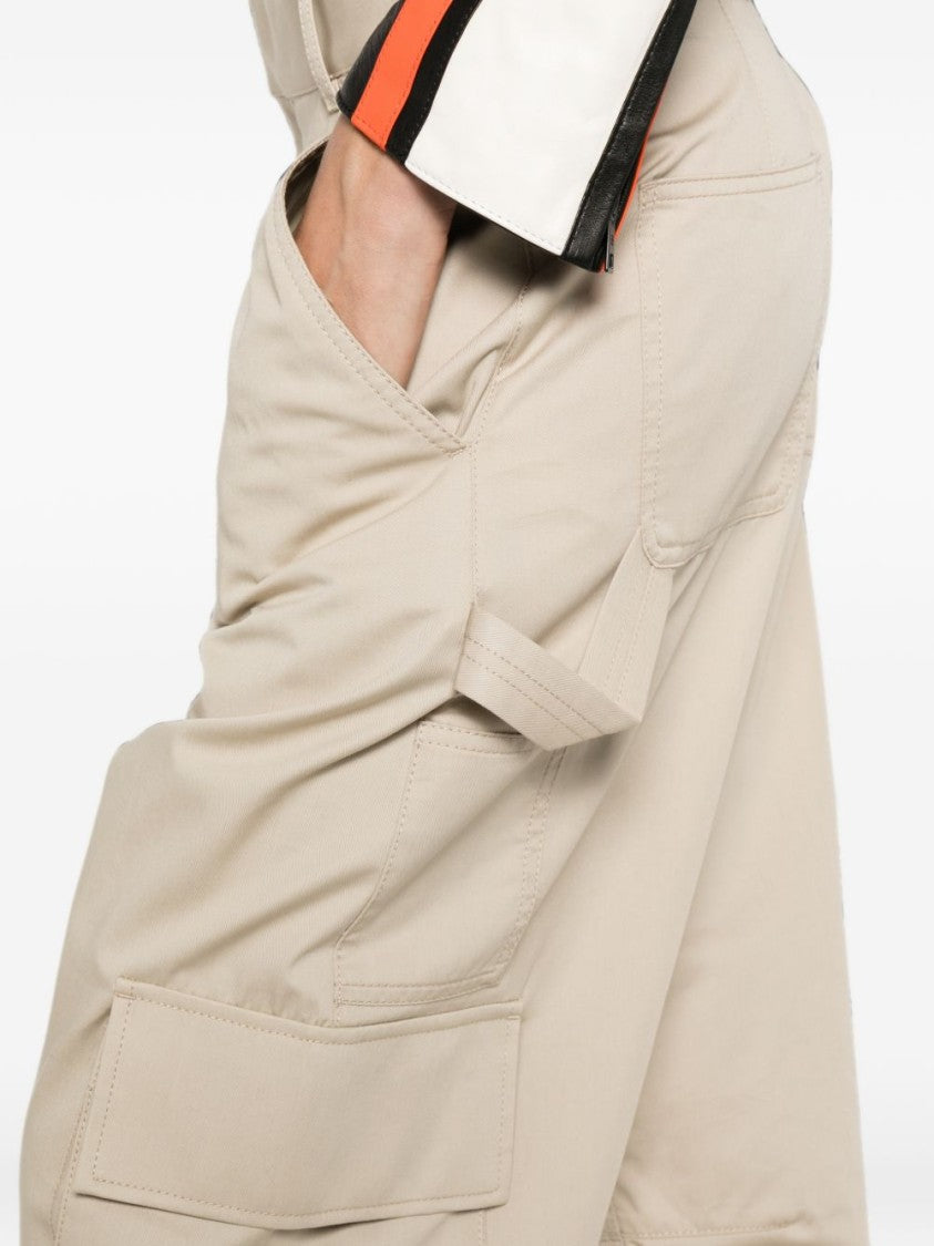 Balenciaga Wide-Leg Cargo Trousers With High Waist