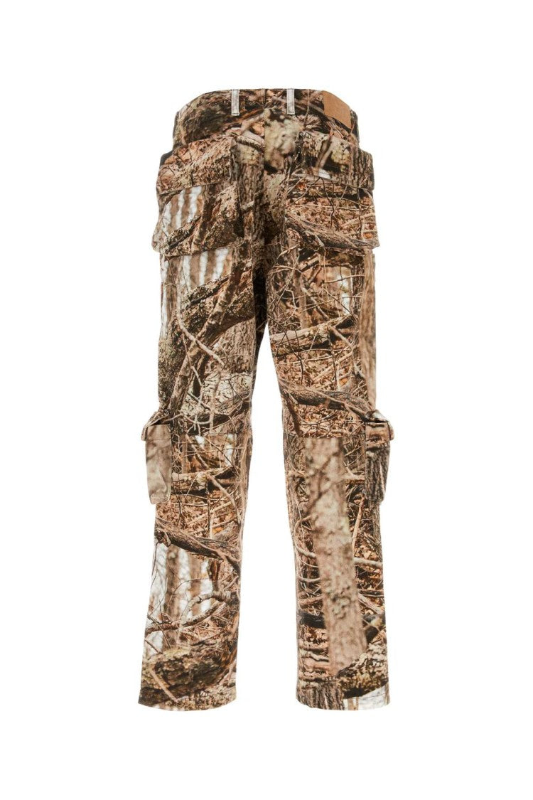 1989 Studio Printed Cotton Cargo Jeans