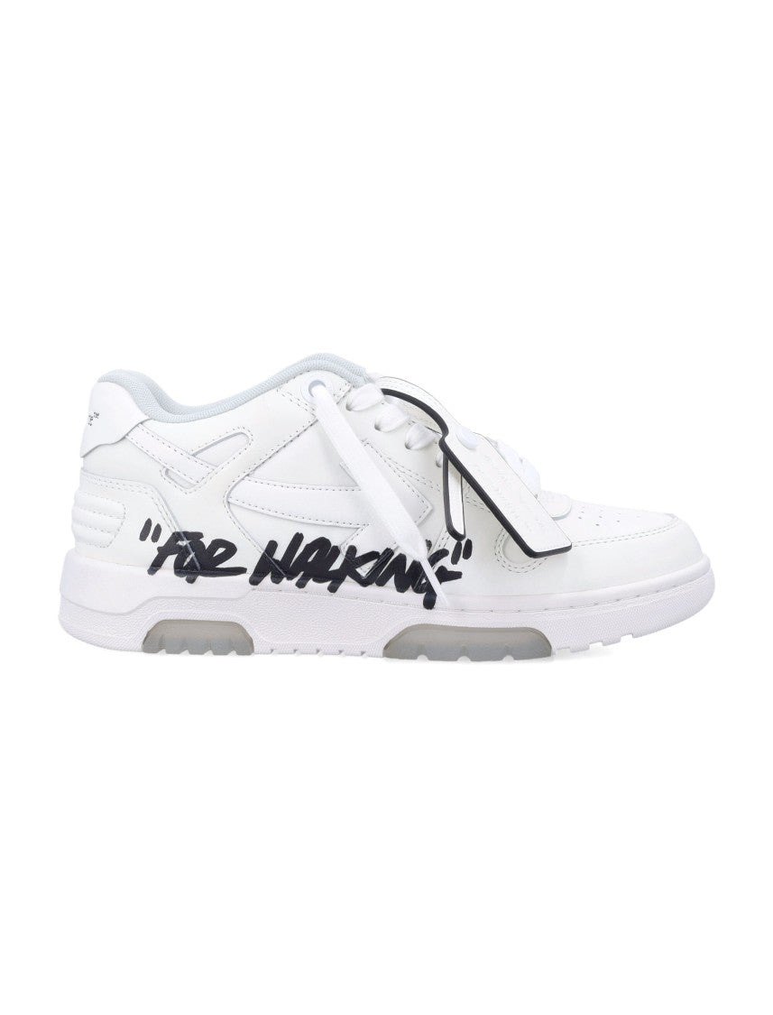 Off-White White Out Of Office For Walking Leather Sneakers