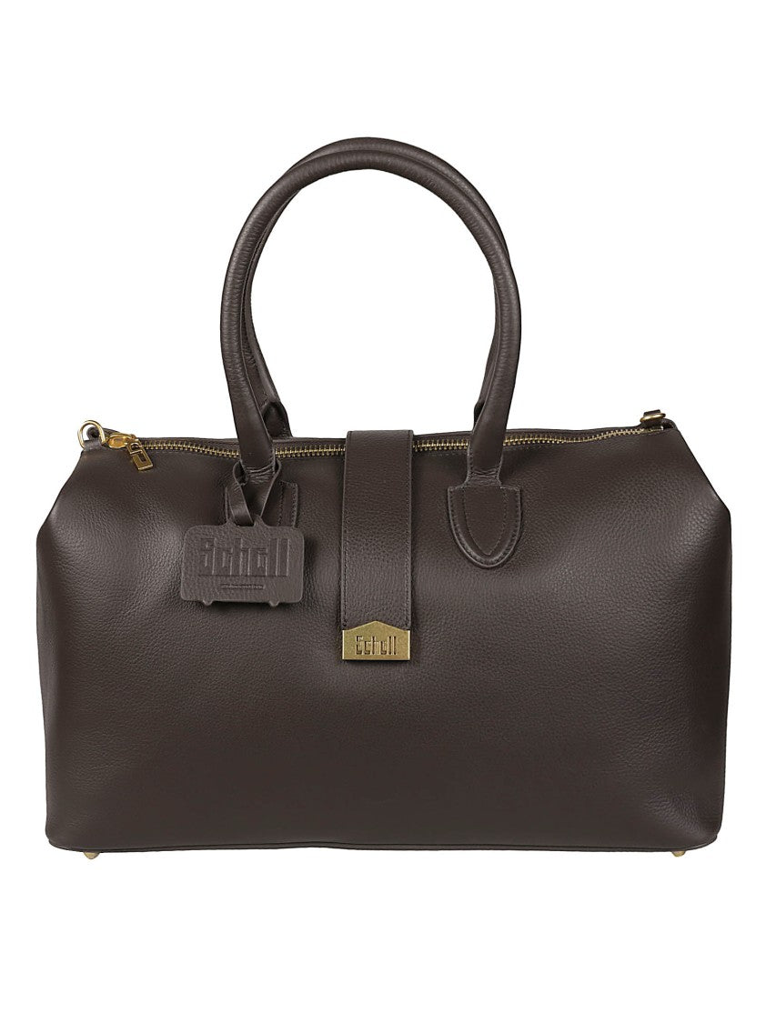 Schell 1865 Large Doctor Soft Brown Leather Tote Bag