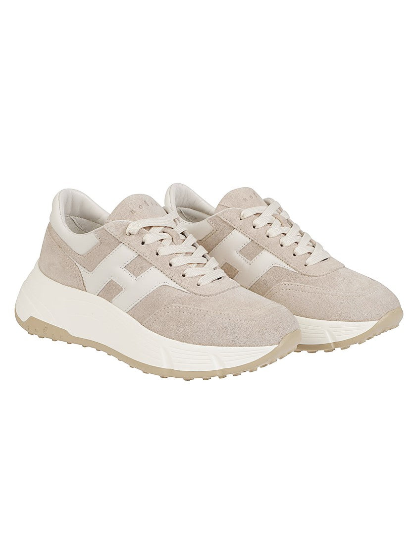 Hogan H669 Calf Leather Lace Up Sneakers