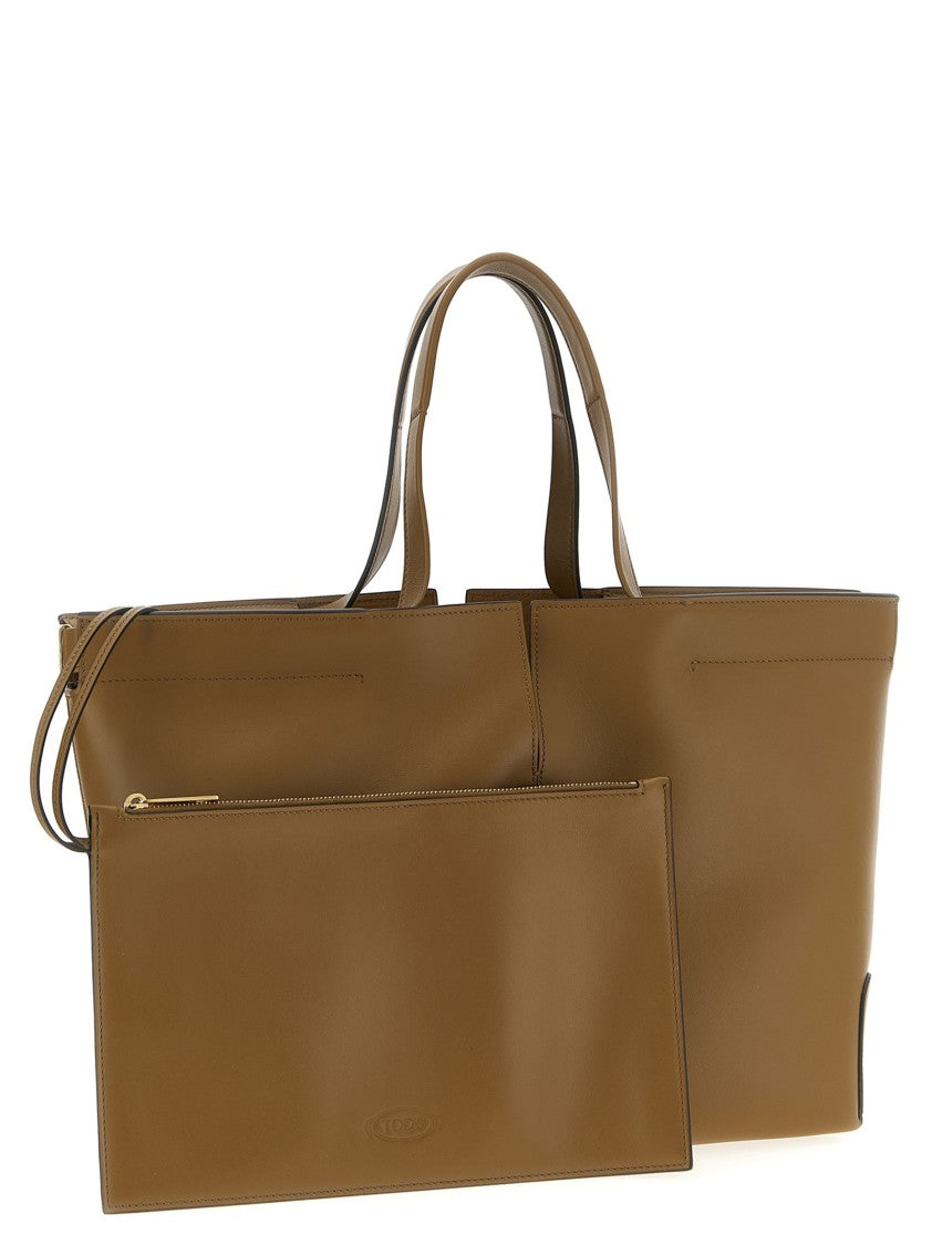 Tod's Medium-Small ' Di Bag Folio' Shopping Bag