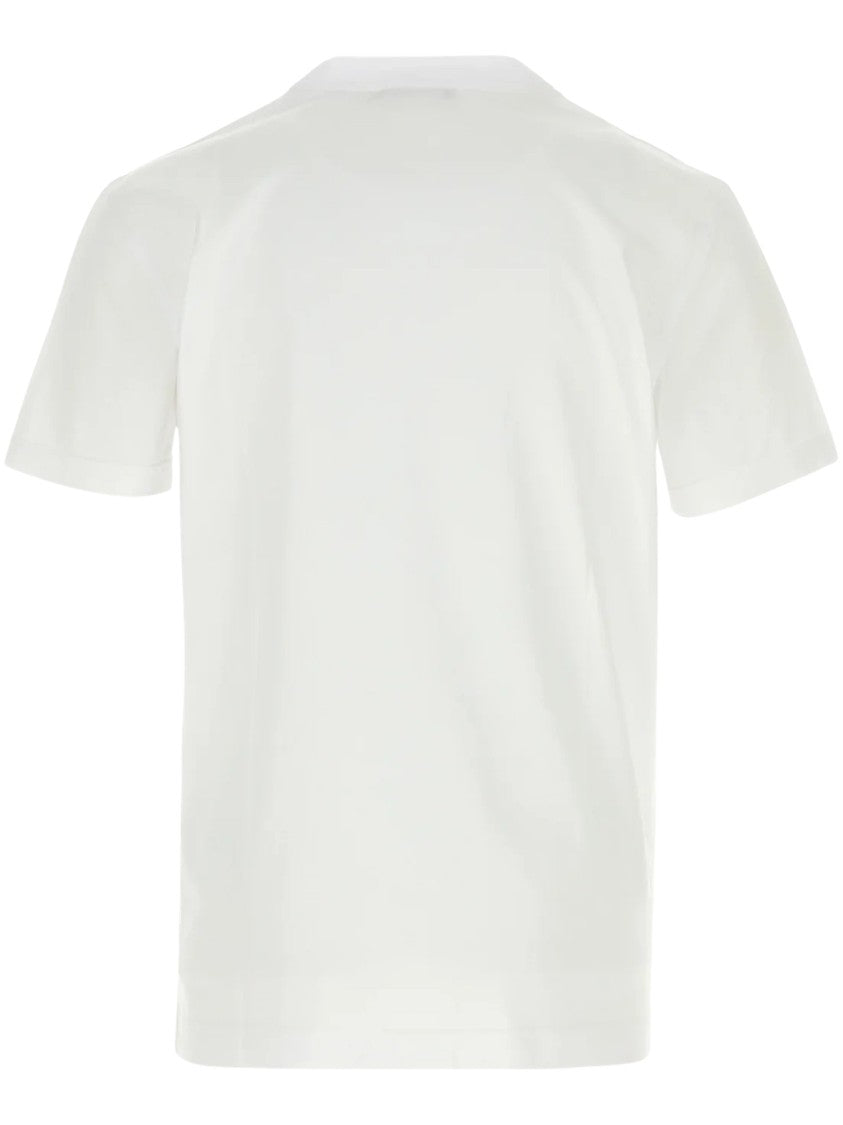 Dolce & Gabbana Short-Sleeved Crew Neck T-Shirt With Minimalist Design