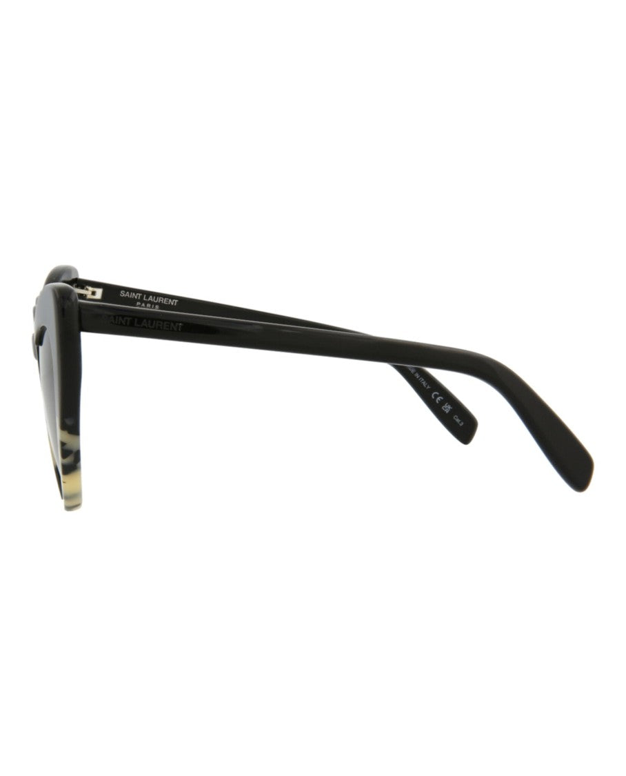 Saint Laurent Cat Eye Frame Sunglasses With Heart-Shaped Lenses