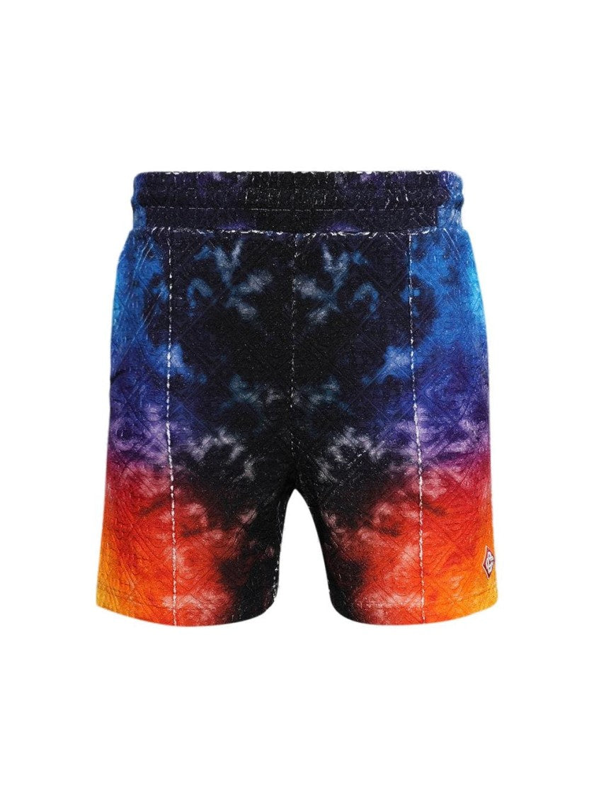 Casablanca Jacquard Monogram Shorts - Tie Dye
