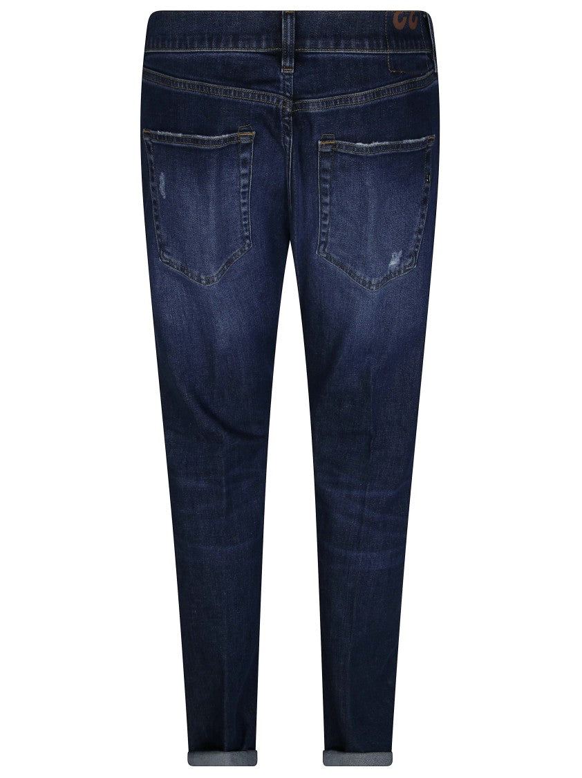 Dondup Icon Classic Rolled Hem Five-Pocket Denim Jeans