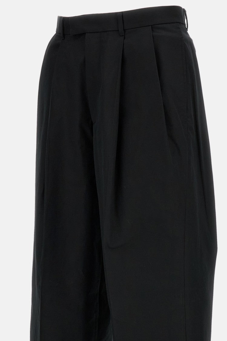 Givenchy Double Pleat Tailored Trousers With Pressed Creases