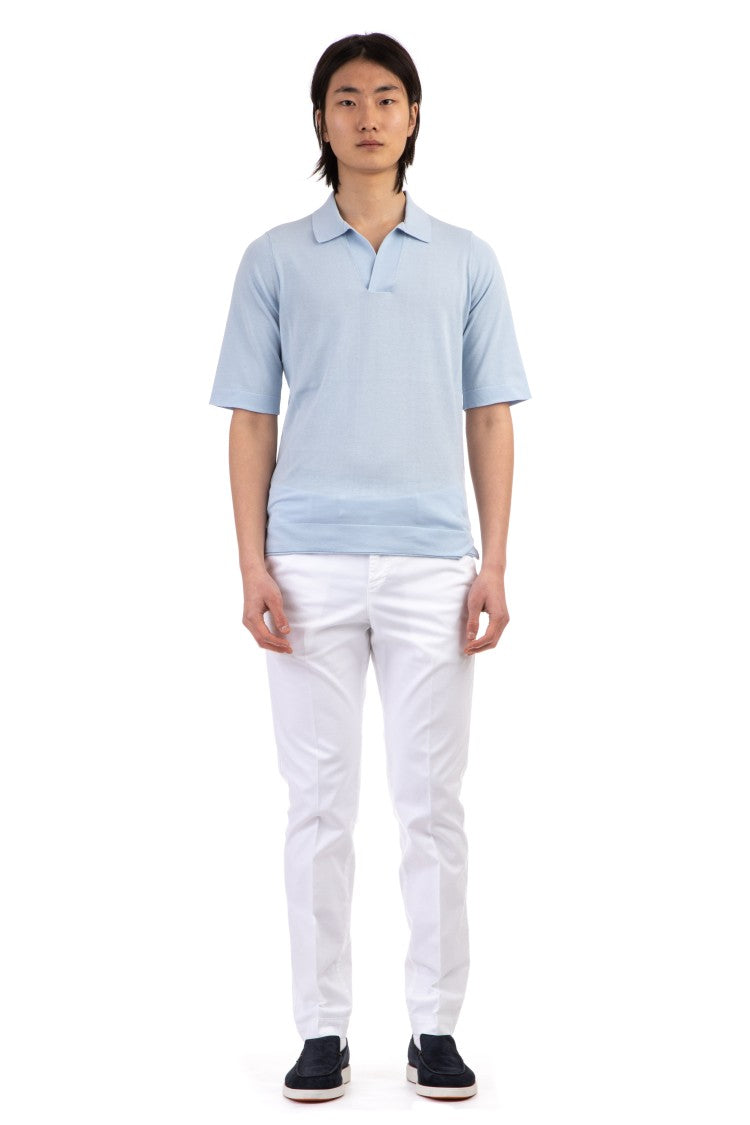 Ballantyne Superlight Cotton Open Collar Polo