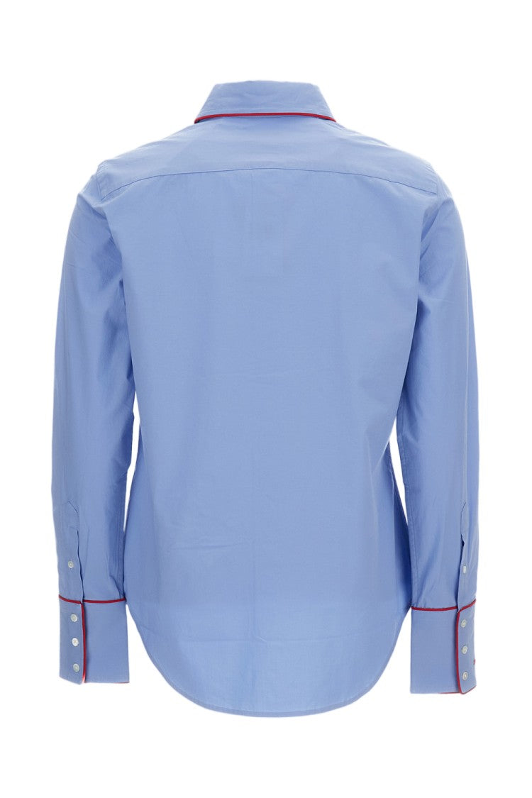 Polo Ralph Lauren Light Blue Stretch Fit Cotton Poplin Shirt