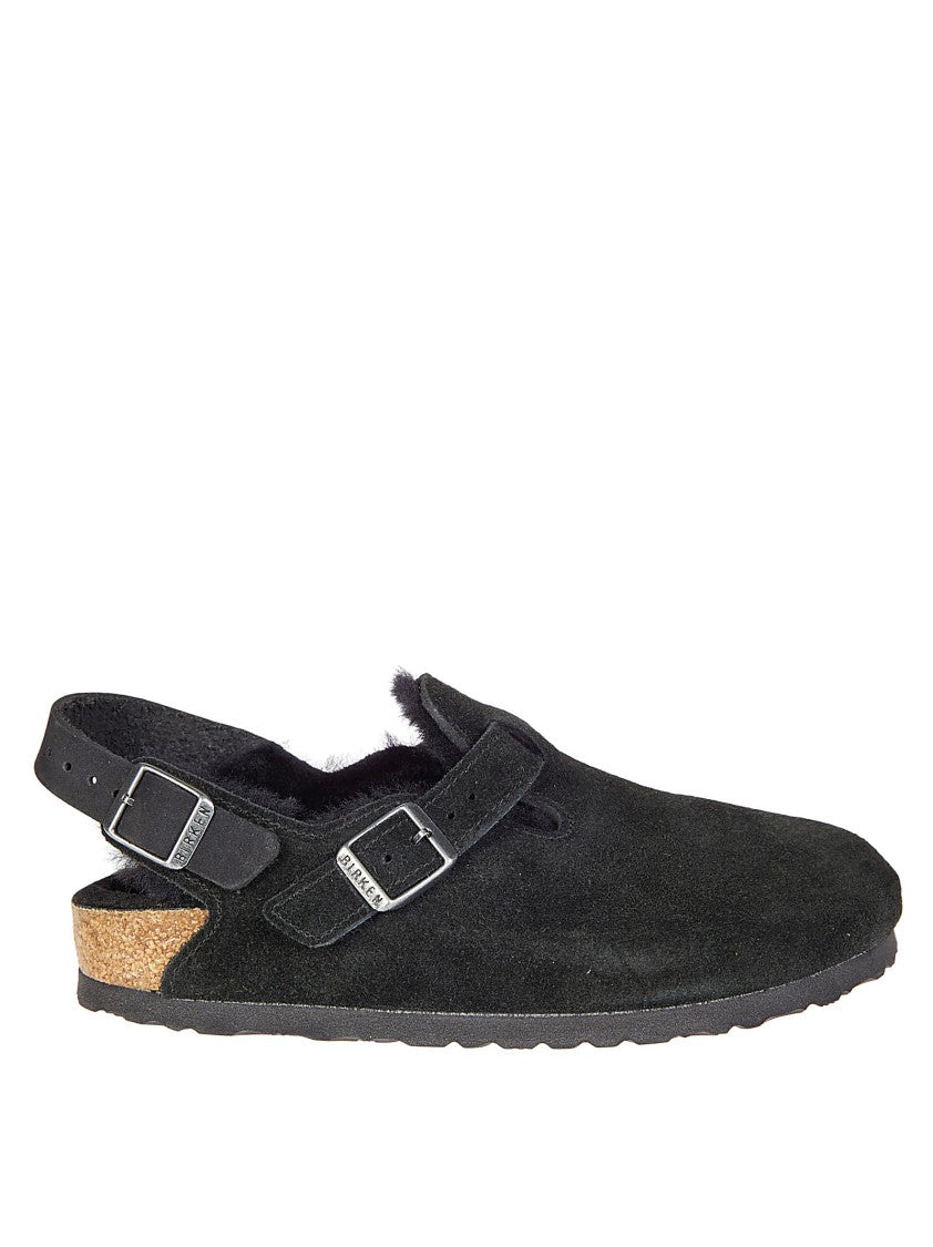 Birkenstock Tokio Sherling Suede Leather Shoes