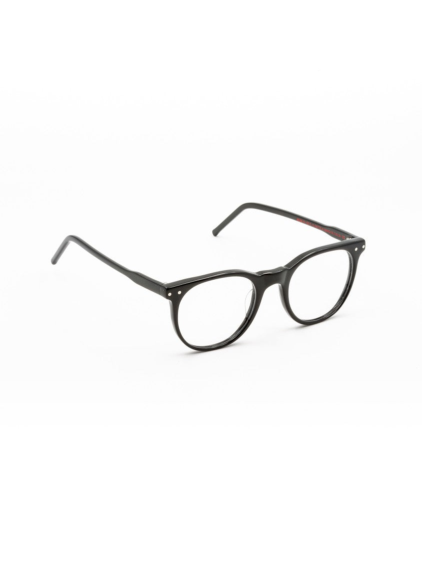 Moli@Limo Black Md59 Rounded Acetate Frames