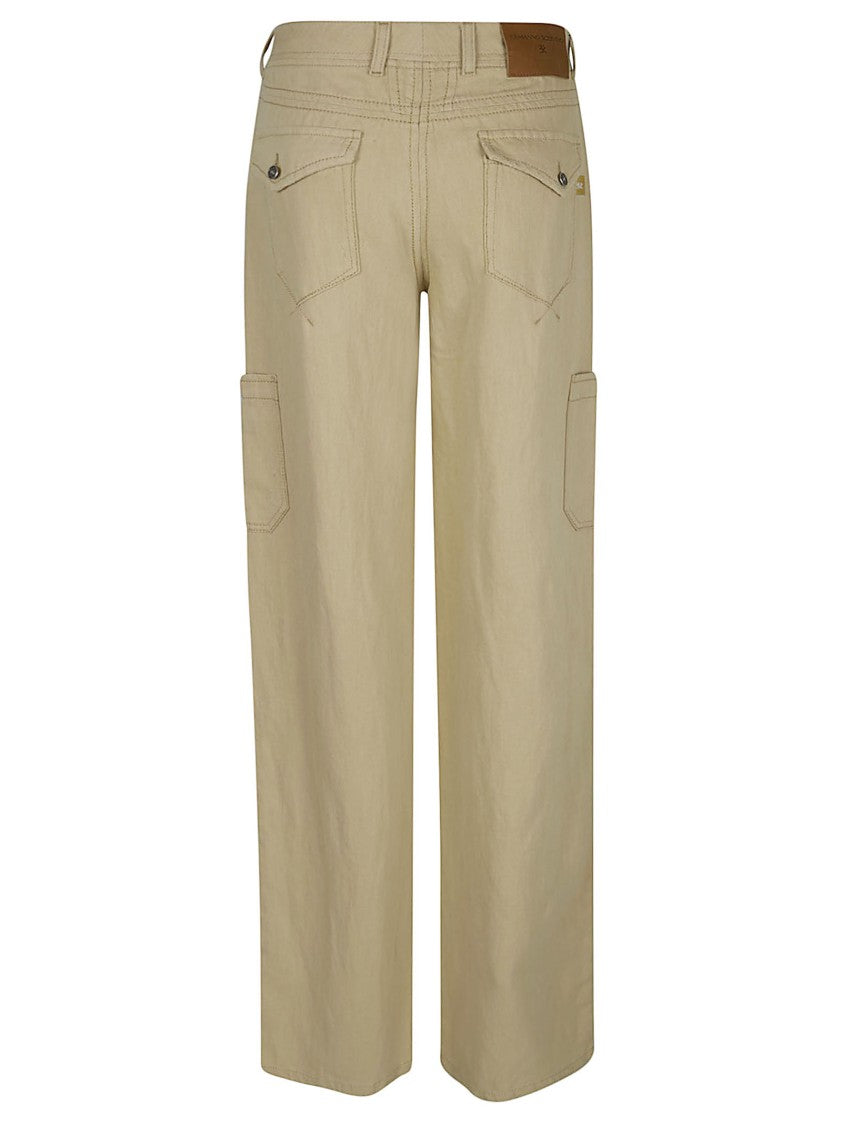 Ermanno Scervino Cotton-Linen Blend Jeans