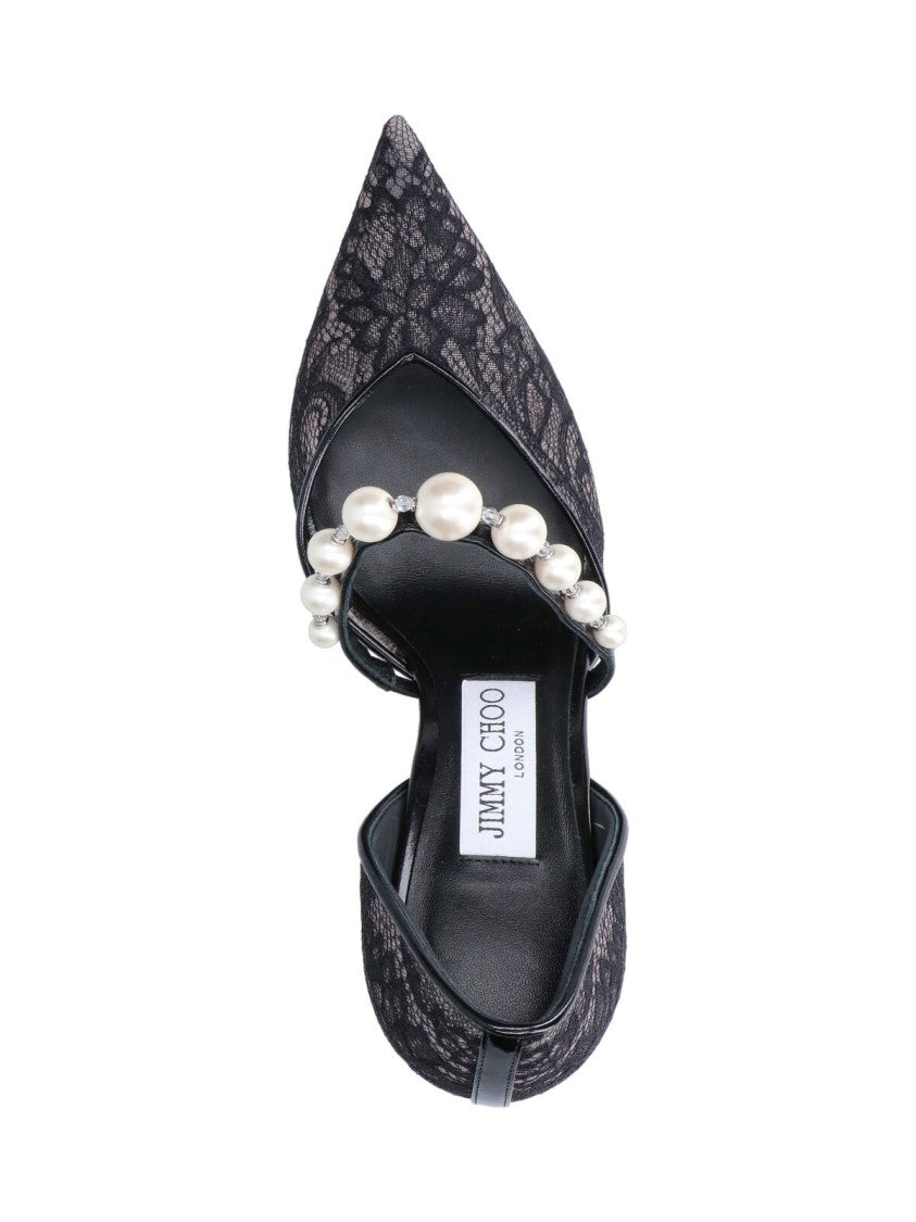 Jimmy Choo Black Aurelie 85 Pumps