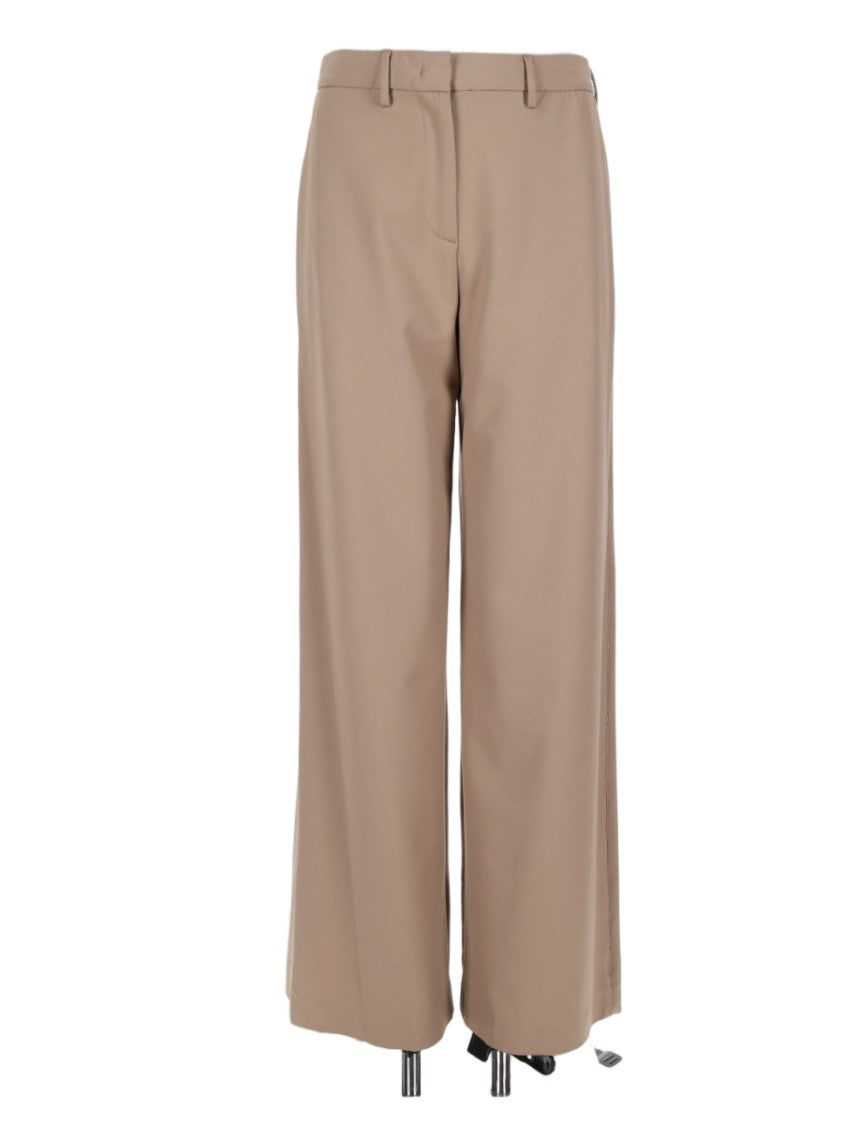 Fabiana Filippi Wide-Leg Tailored Pants With High Waist And Clean Closure