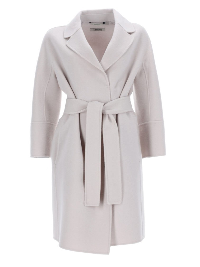 Max Mara Belted Tailored Virgin Wool Coat