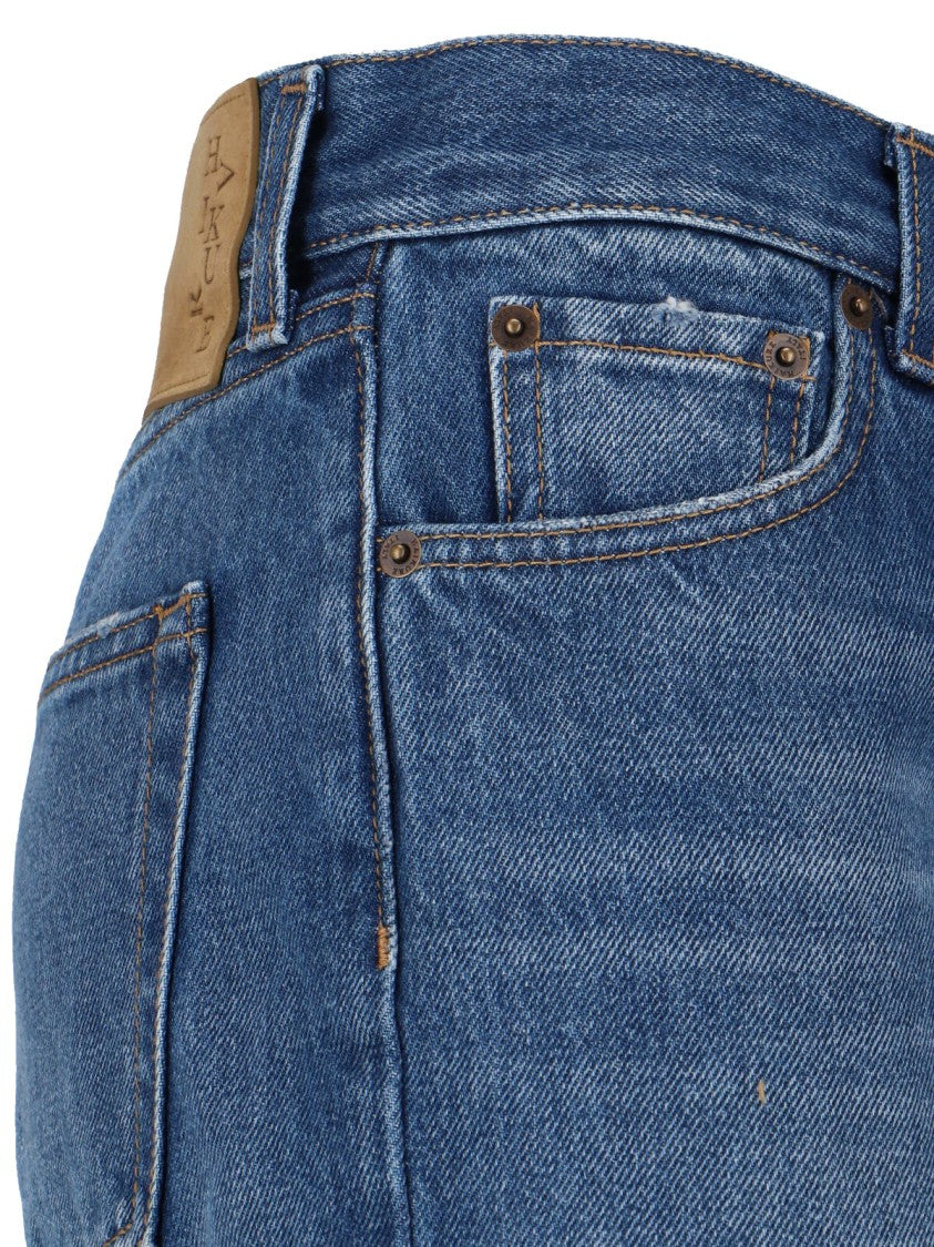 Haikure High-Waisted Flared Jeans With Retro-Inspired Design