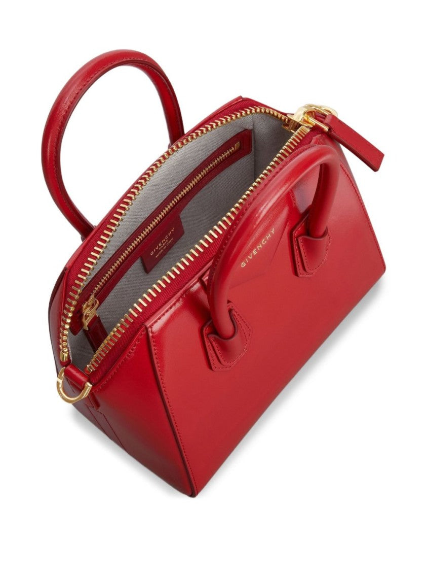 Givenchy Red Trapezoidal Gold Hardware Handbag