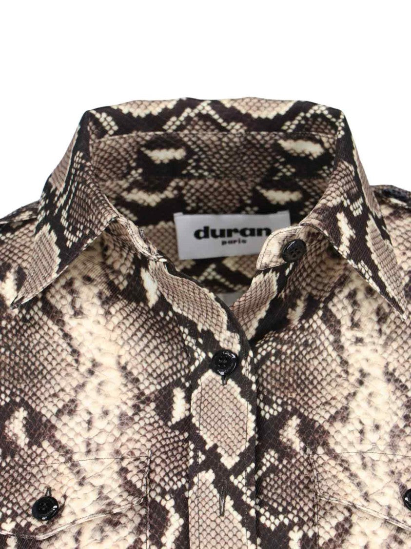 Duran Lantik Python Print Shirt – Multicolor