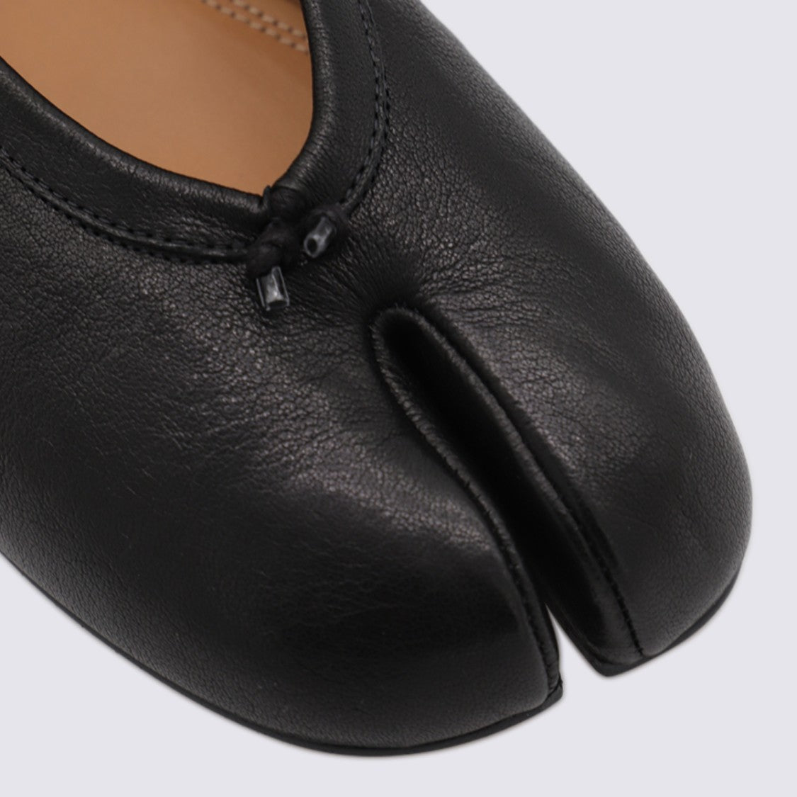 Maison Margiela Black Leather Flats
