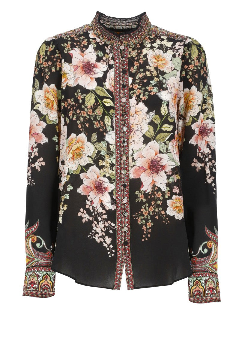 Hale Bob Black Hale Bob Silk Shirt