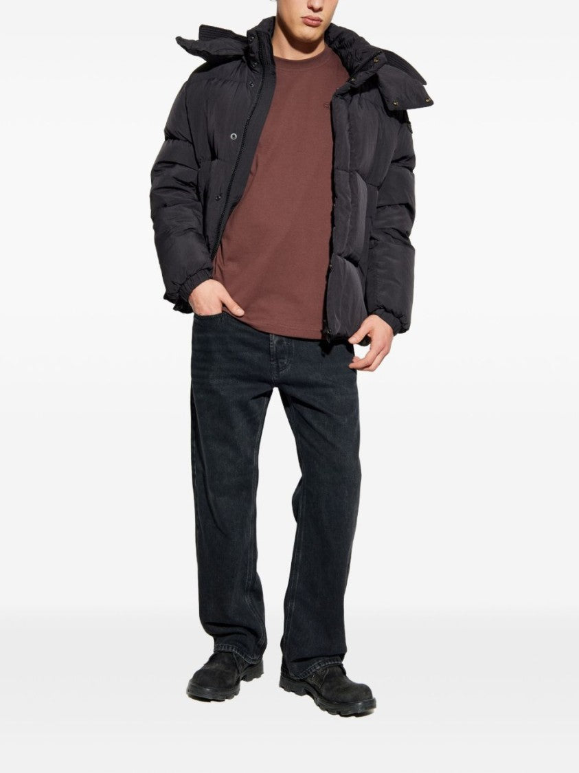 Diesel Black Button Fly Logo Patch Jeans