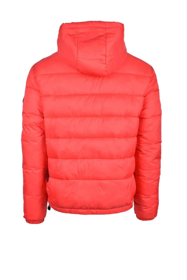 Kejo Red Quilted Polyamide Down Jacket
