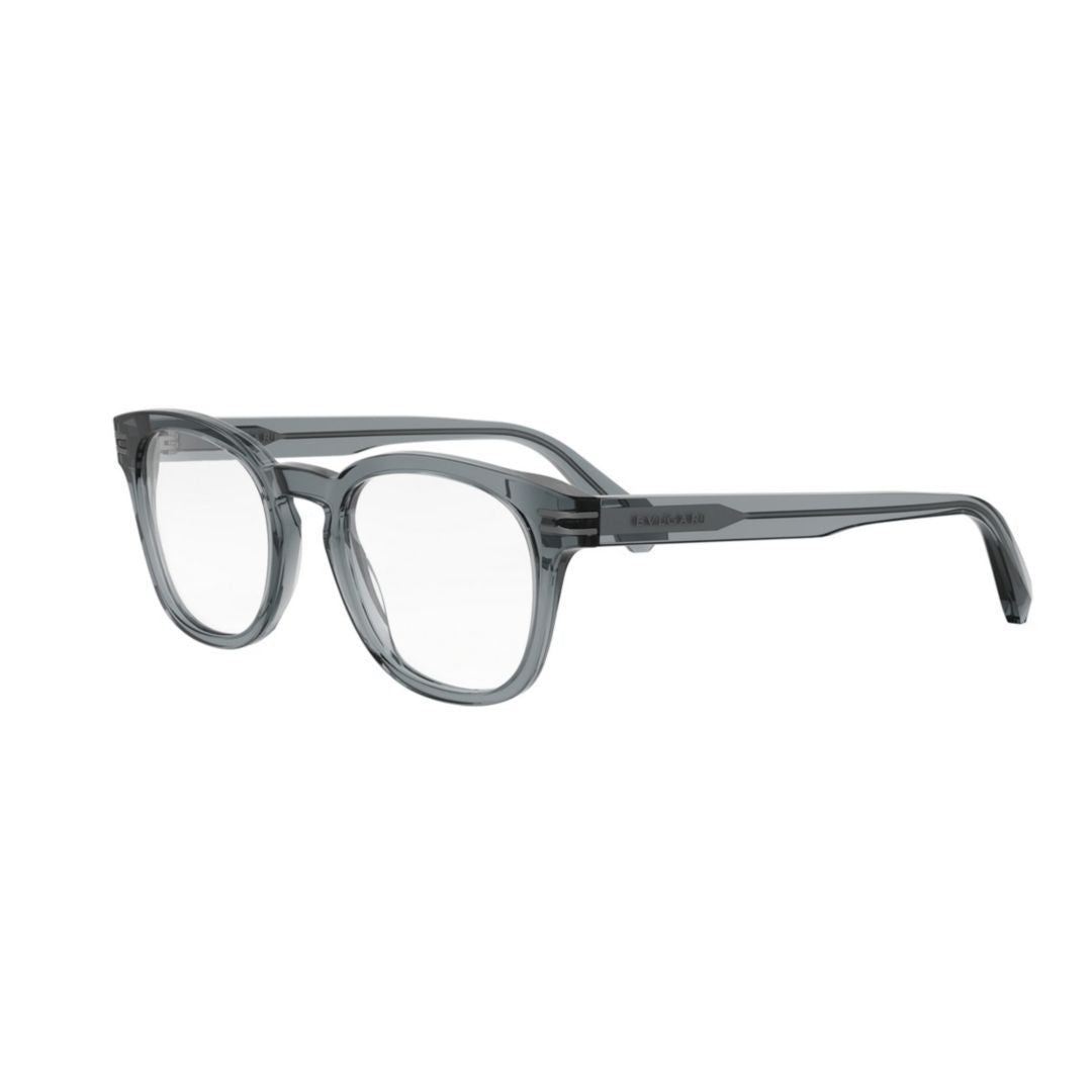Bulgari Translucent Grey Square Eyeglasses