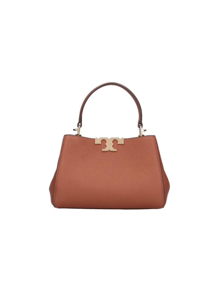 Tory Burch Brown Eleanor Mini Leather Handbag