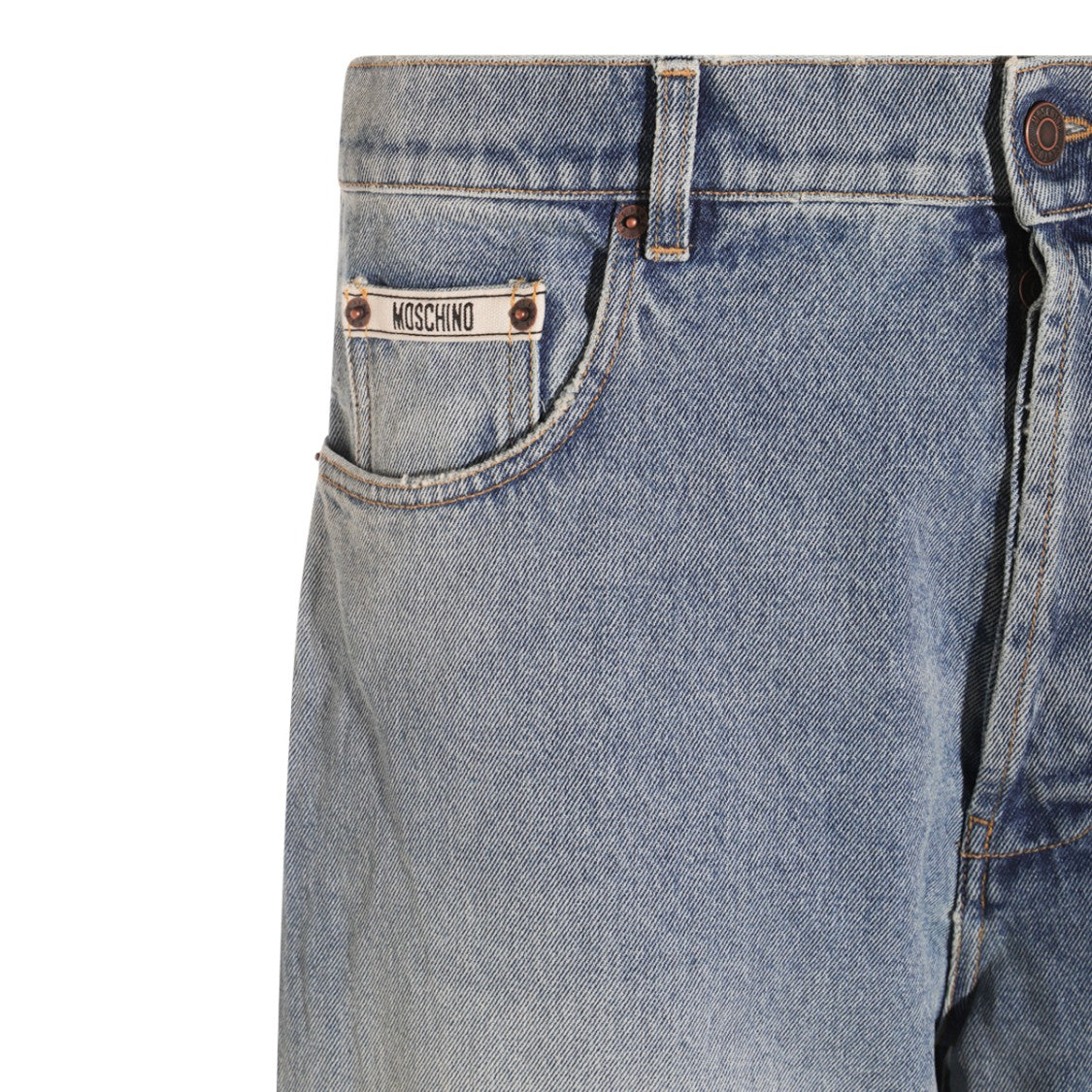 Moschino Light Blue Cotton Jeans
