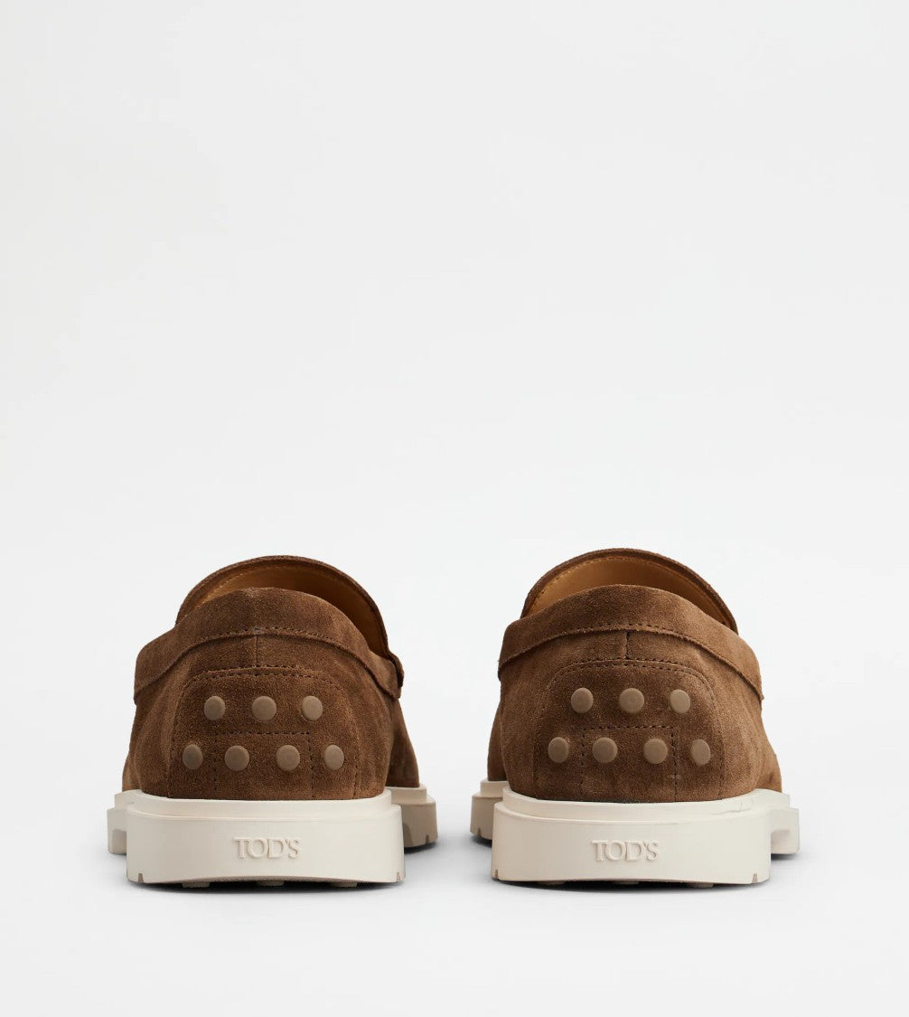 Tod's Suede Leather Moccasin Loafers