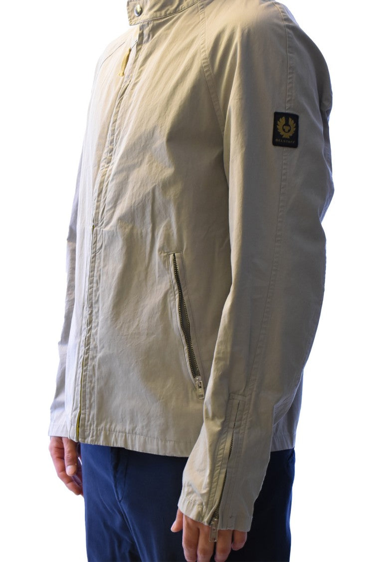 Belstaff Slate Technical Nylon Zip-Up Jacket