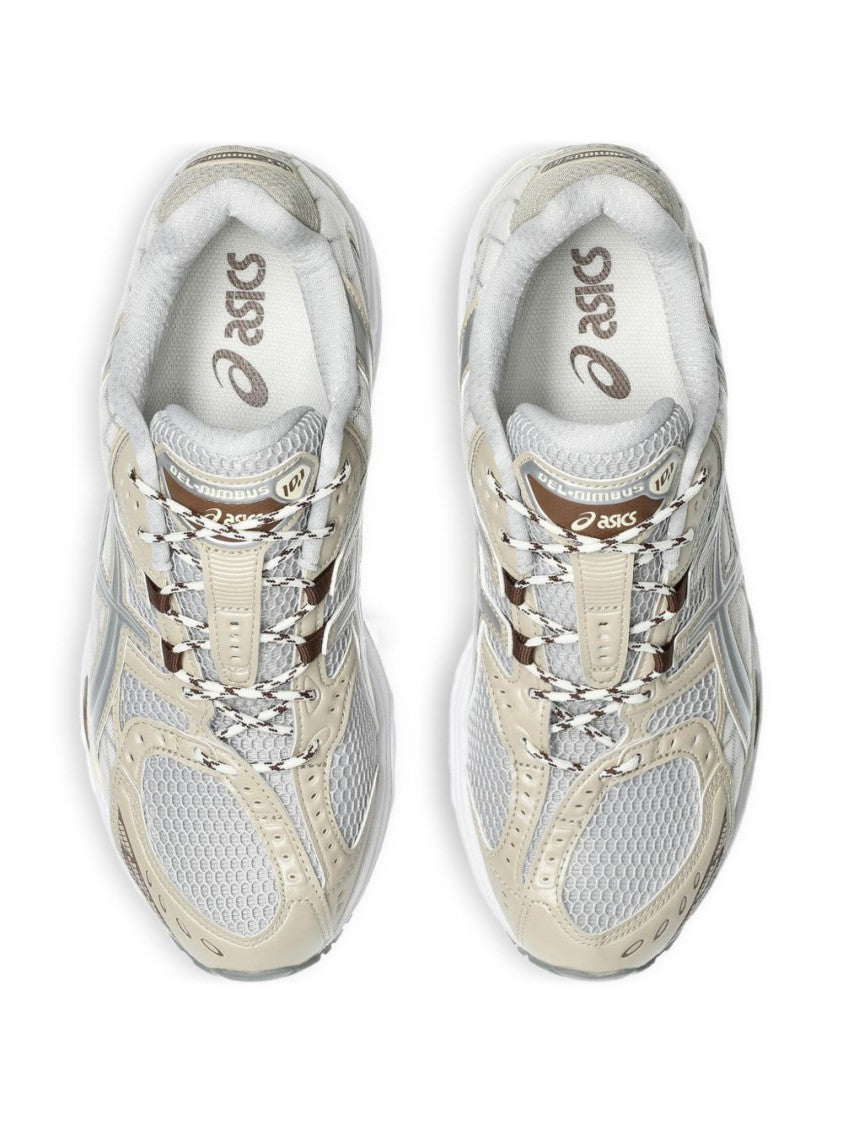 Asics Low-Profile Synthetic Leather Mesh Sneakers