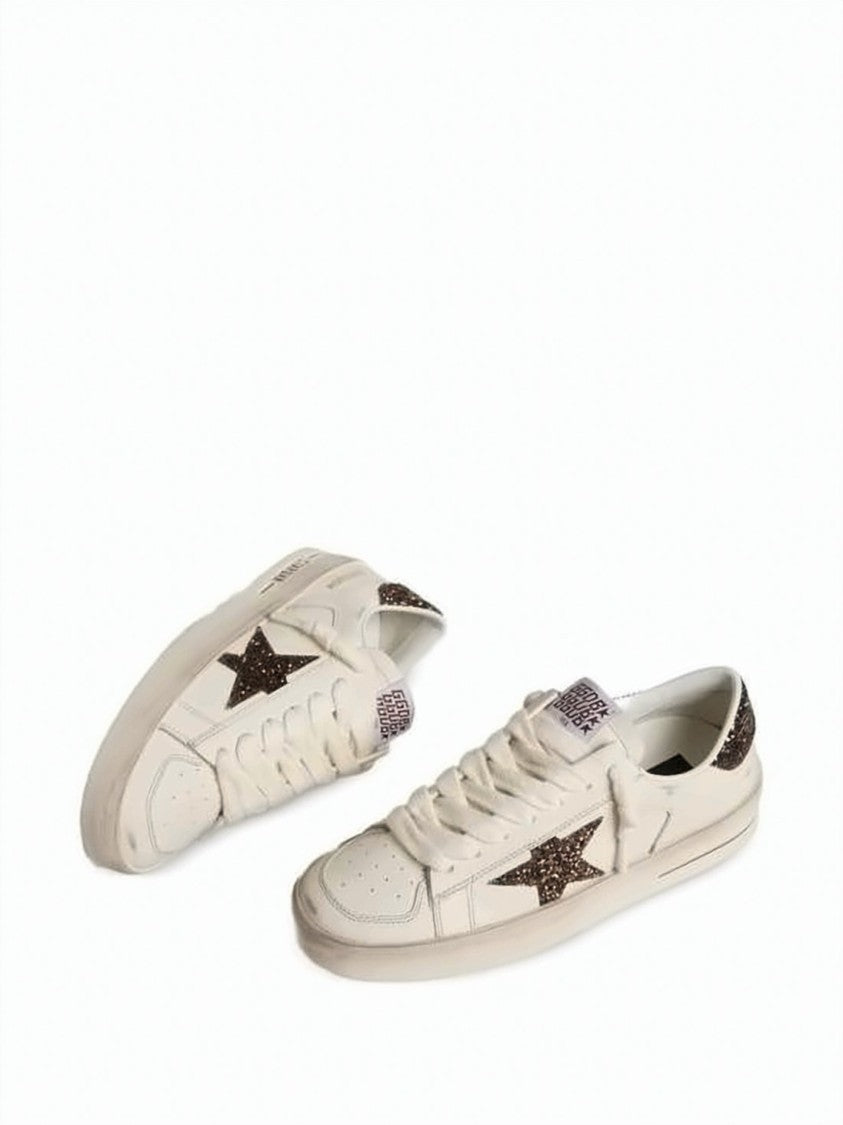 Golden Goose Low-Top Sneakers With Glittery Star