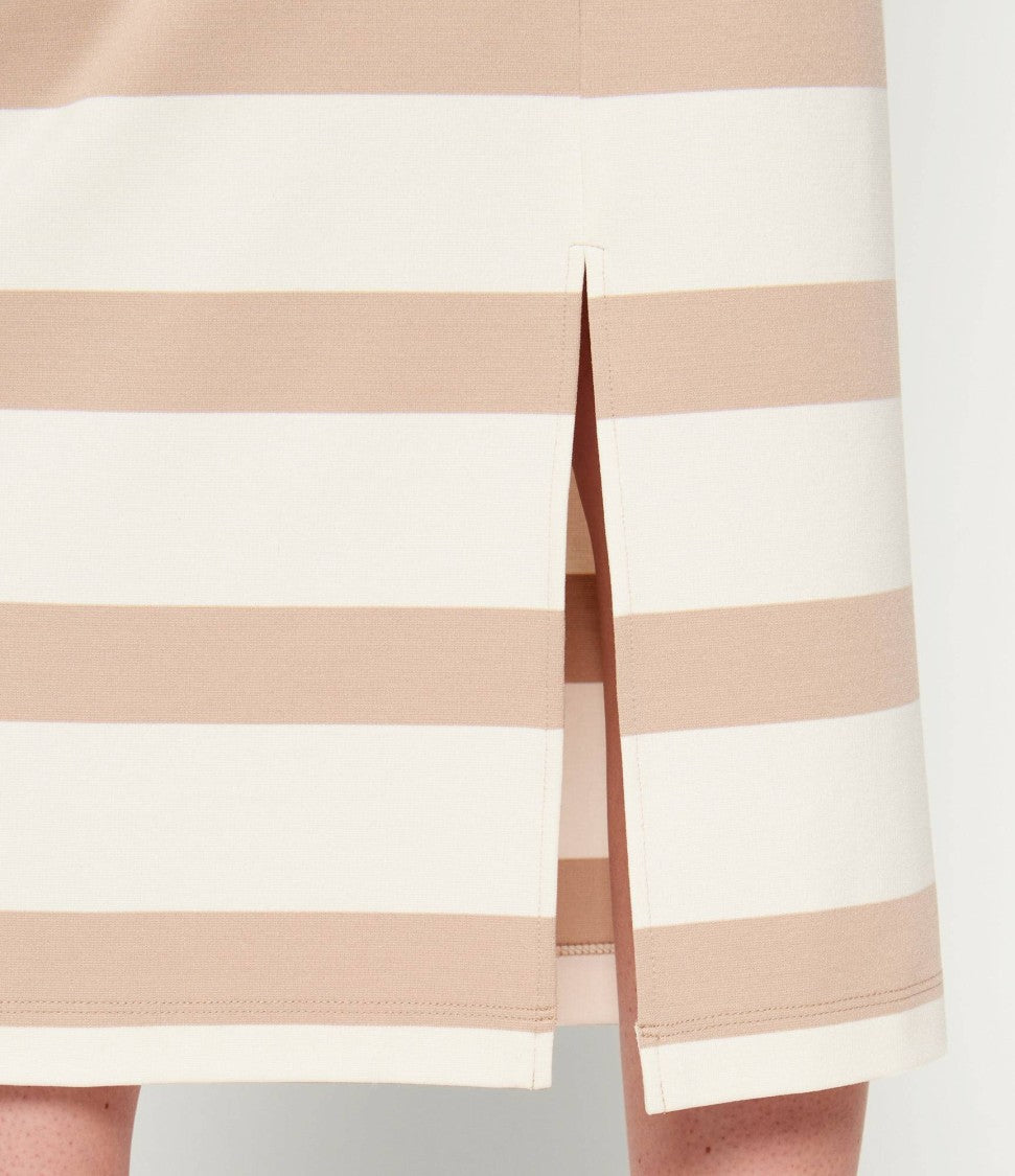 Max Mara Midi-Length Striped Skirt With High Waist