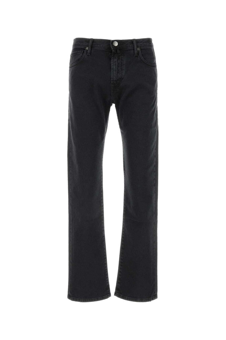 Incotex Black Stretch Denim Jeans