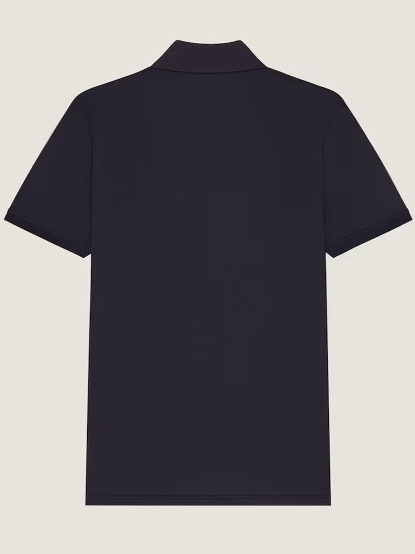 Givenchy Regular Fit Black Cotton Logo Polo