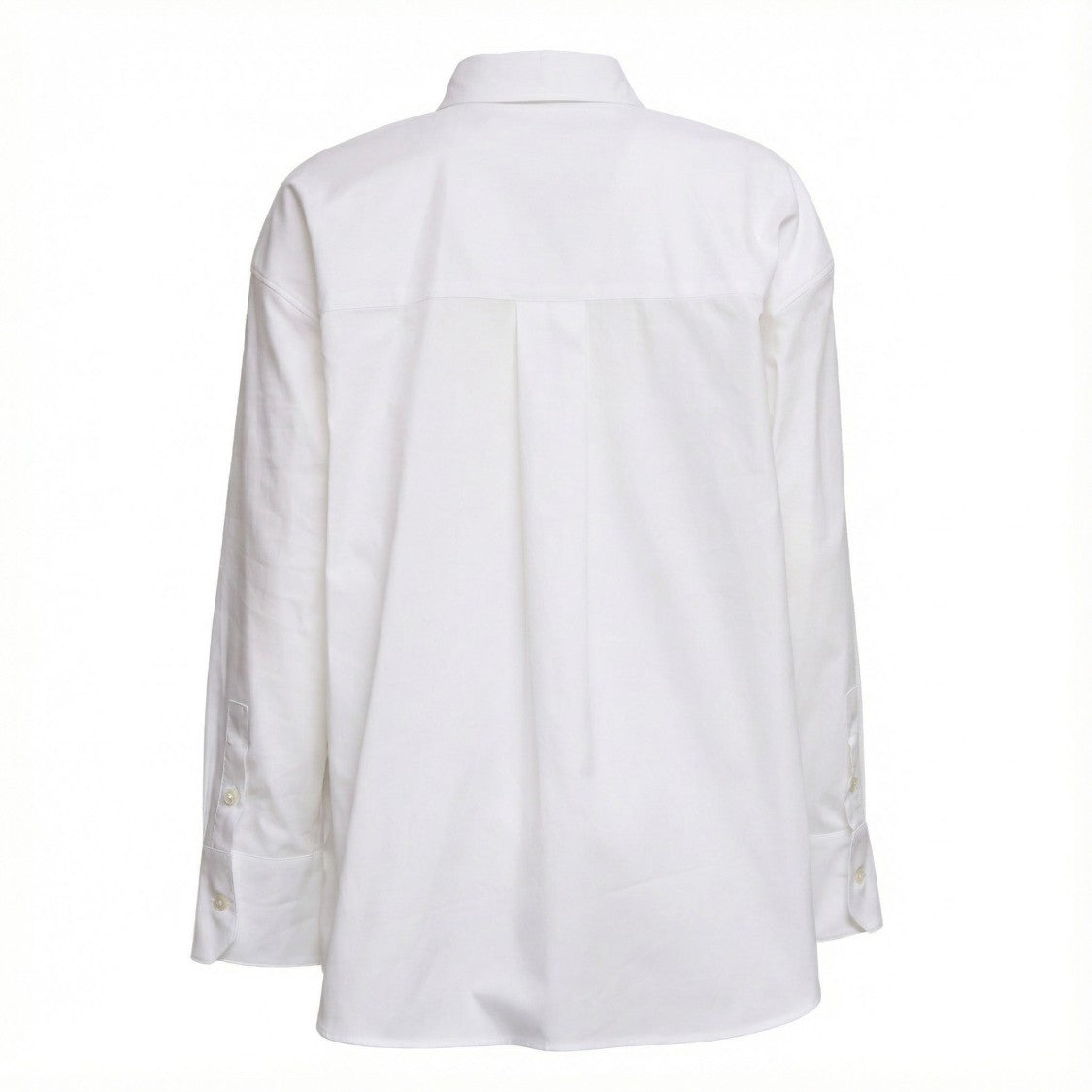 Max Mara Beige Long-Sleeve Oversized Shirt