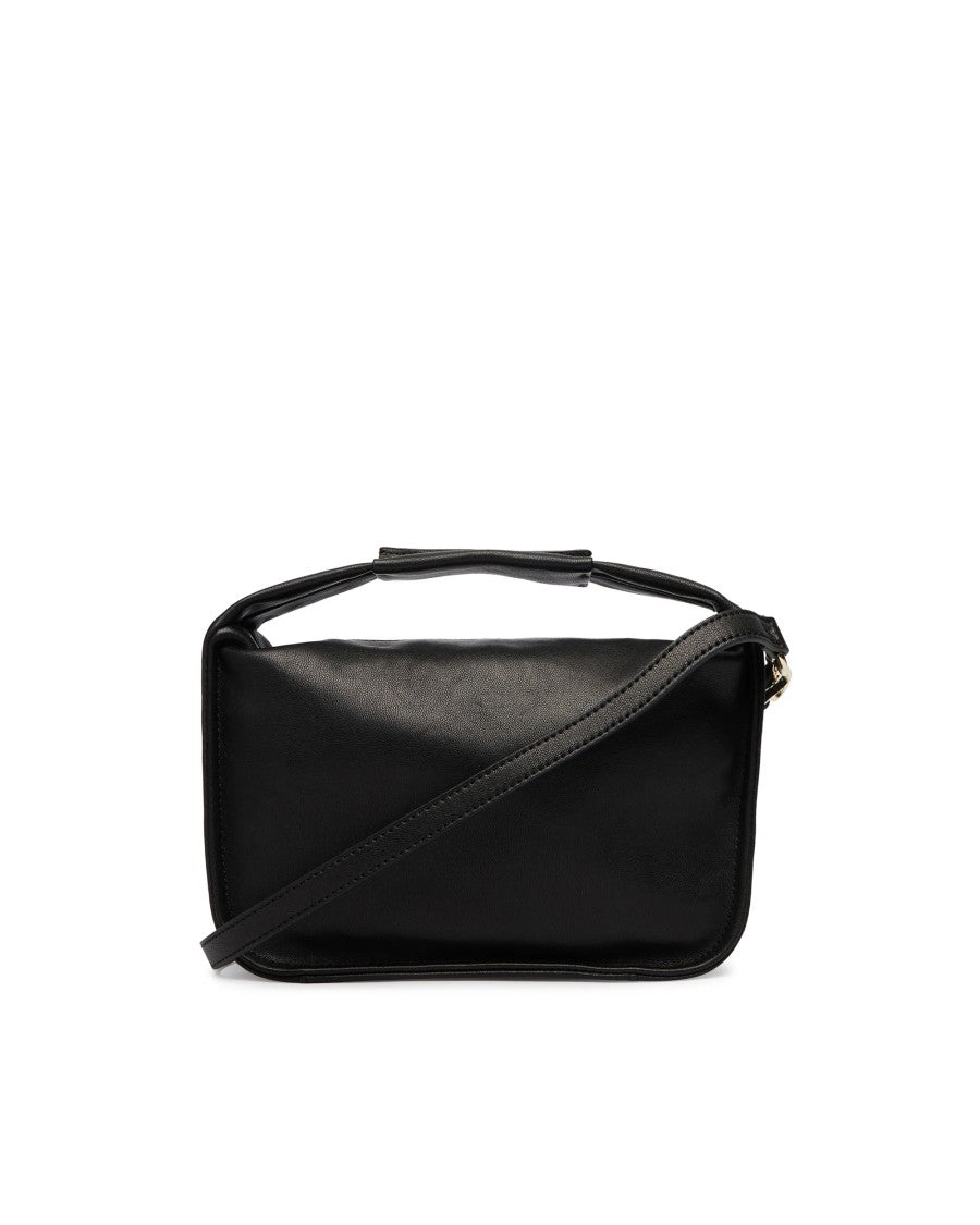 Patrizia Pepe Black Soft Top Handle Bag