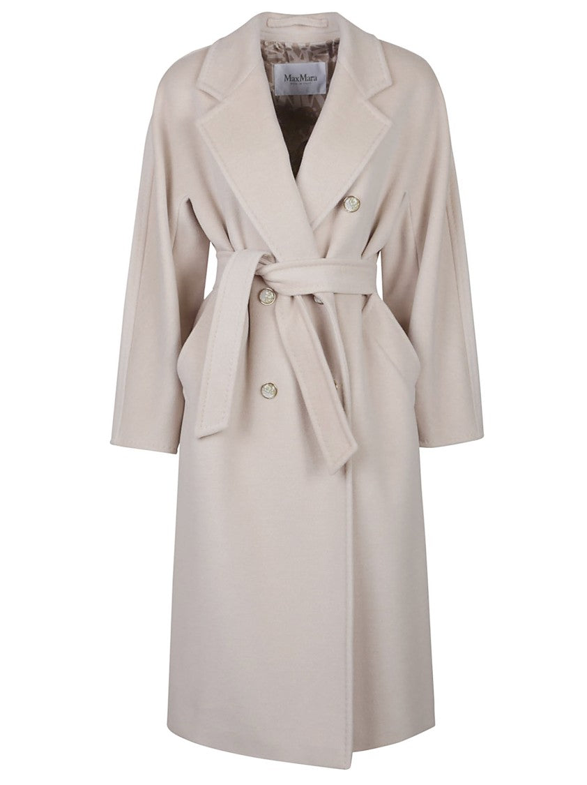 Max Mara Madame Double-Breasted Wool-Blend Coat