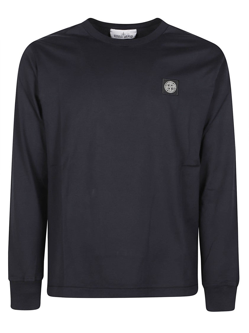 Stone Island Long Sleeve Relaxed Cotton T-Shirt