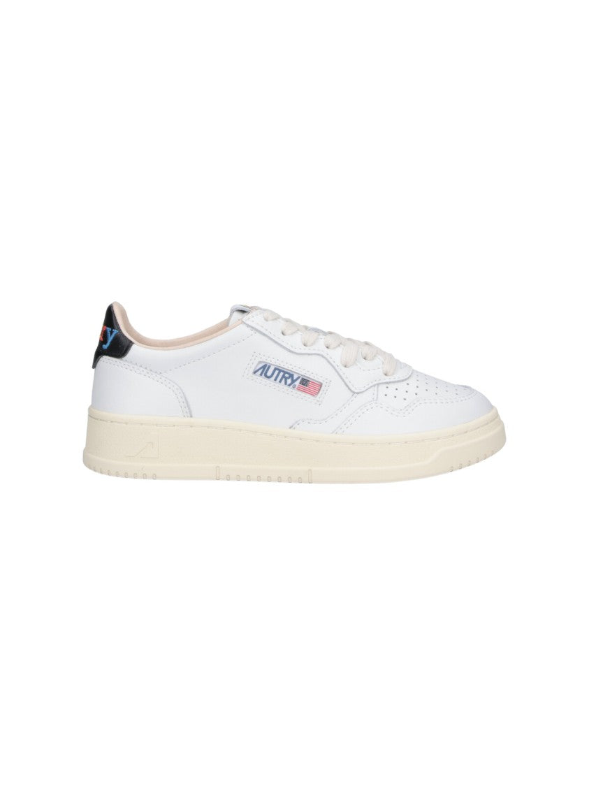 Autry Low-Top Sneakers With Perforated Detailing And Embroidered Branding